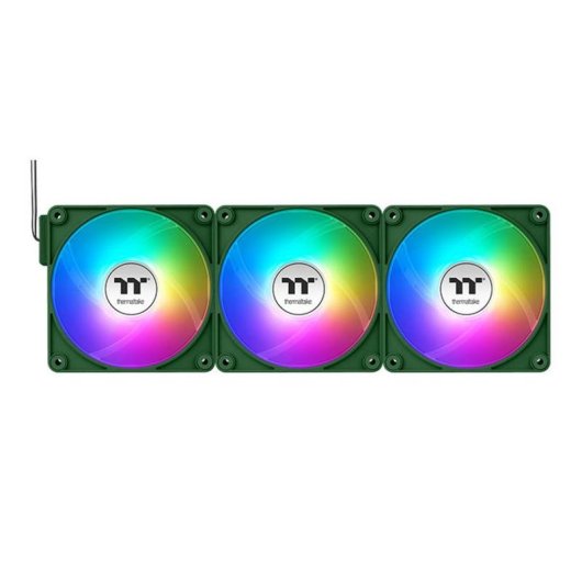 Refrigeración aire Thermaltake 120 mm CT120 EX ARGB Racing Green triple ventilador