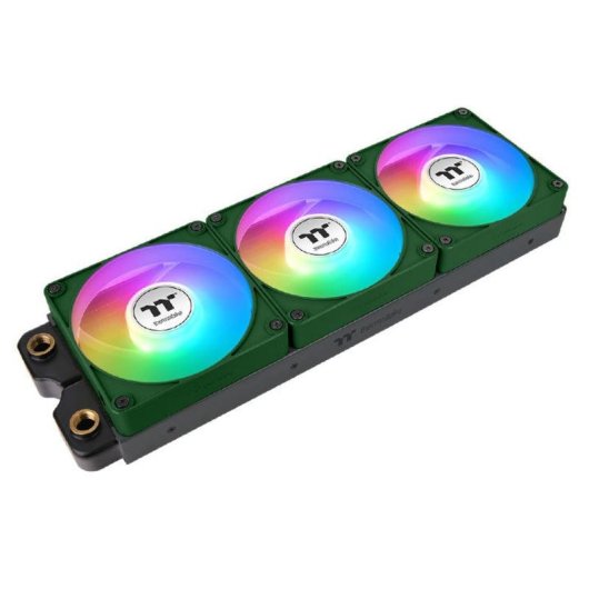 Refrigeración aire Thermaltake 120 mm CT120 EX ARGB Racing Green triple ventilador