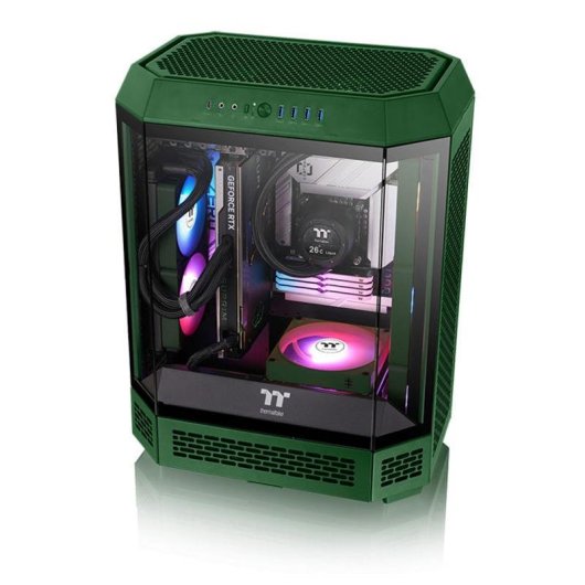 Refrigeración aire Thermaltake 120 mm CT120 EX ARGB Racing Green triple ventilador