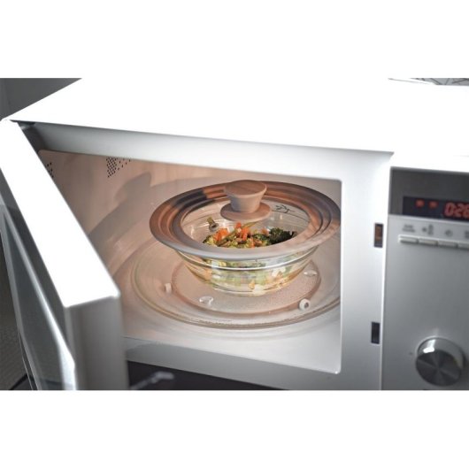 Couvercle Jata T16 en Verre et Silicone pour Micro-ondas et Lave-vaisselle
