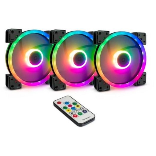Refrigeración aire Inter-Tech Ventiladores RGB 14 cm 1200 RPM PWM