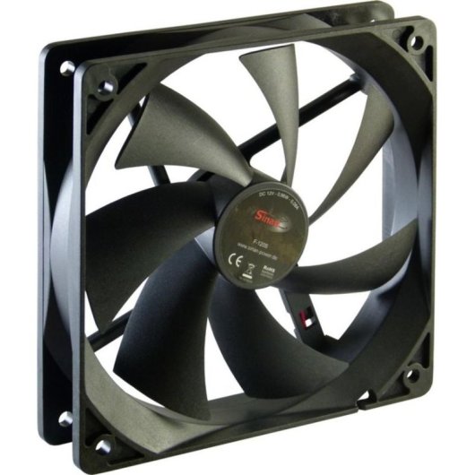 Kühlung Luft Inter-Tech Gehäuselüfter 12 cm 1200 RPM Schwarz