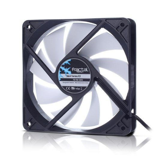 Kühlung Luft Fractal Design Silent Series R3 50mm 3500 RPM Schwarz Weiß