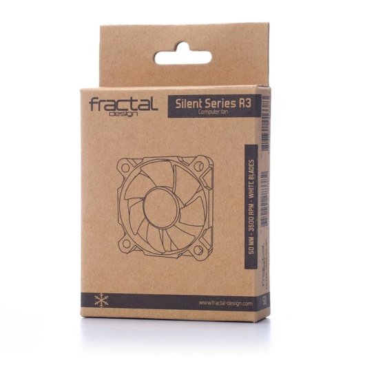 Kühlung Luft Fractal Design Silent Series R3 50mm 3500 RPM Schwarz Weiß