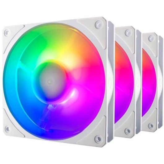 Refrigeración aire Cooler Master Blanco 120 mm MFZ-M2DW-243P2-R1 RGB