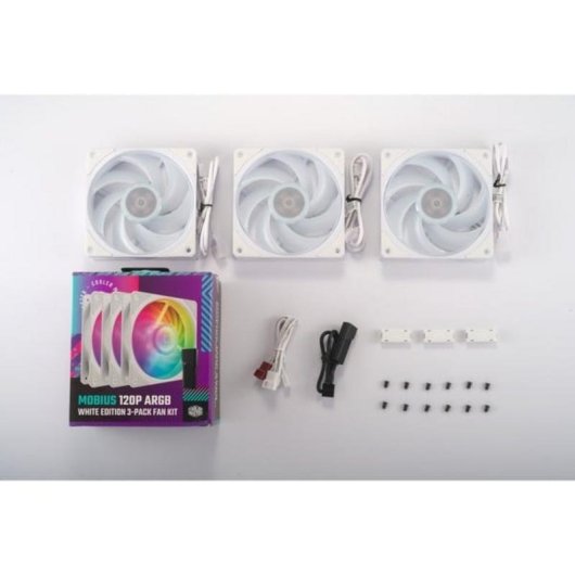 Refrigeración aire Cooler Master Blanco 120 mm MFZ-M2DW-243P2-R1 RGB