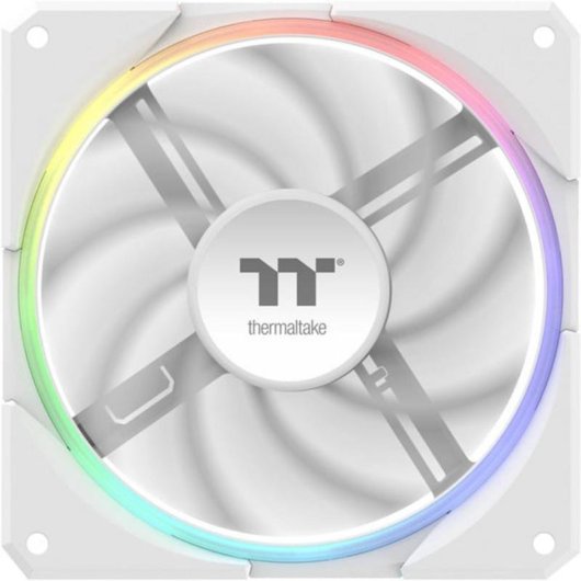 Raffreddamento Aria Thermaltake 12 cm Bianco TS120 LED RGB 500-2000 RPM