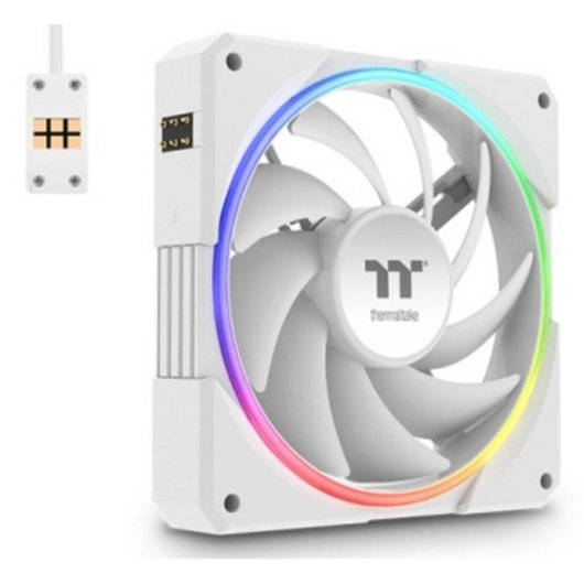 Raffreddamento Aria Thermaltake 12 cm Bianco TS120 LED RGB 500-2000 RPM