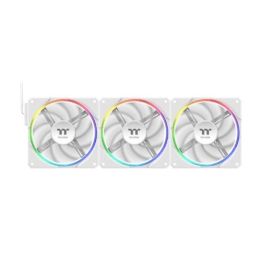 Raffreddamento Aria Thermaltake 12 cm Bianco TS120 LED RGB 500-2000 RPM