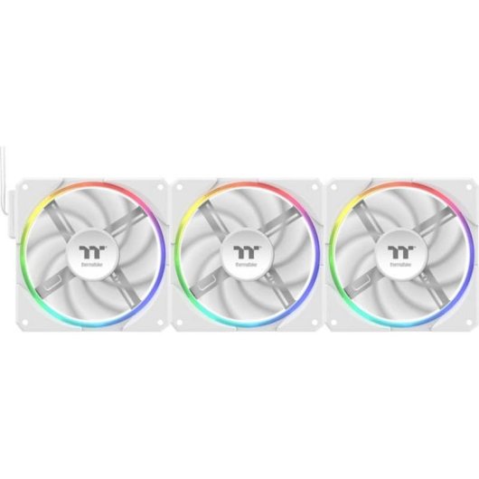 Raffreddamento Aria Thermaltake 12 cm Bianco TS120 LED RGB 500-2000 RPM