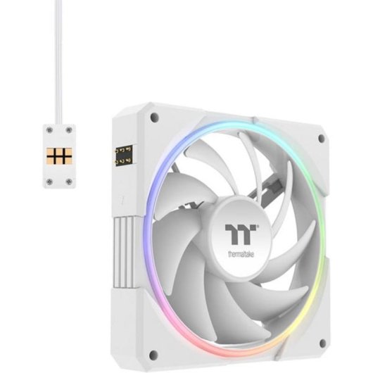 Raffreddamento Aria Thermaltake 12 cm Bianco TS120 LED RGB 500-2000 RPM