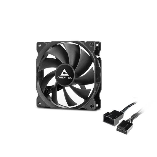 Refrigeración aire Chieftec 120 mm ZF-1225PWM PWM hidráulico negro