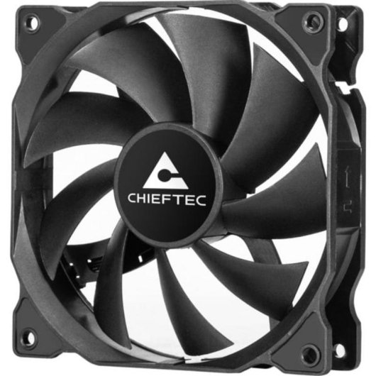 Refrigeración aire Chieftec 120 mm ZF-1225PWM PWM hidráulico negro