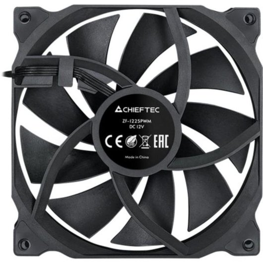 Refrigeración aire Chieftec 120 mm ZF-1225PWM PWM hidráulico negro