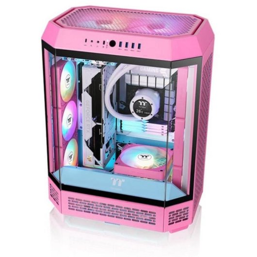 Kühlung Luft Thermaltake 140mm CT140 EX Reverse ARGB Sync Neon Rosa