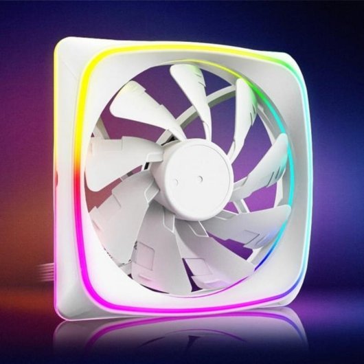 Kühlung Luft Sharkoon 120mm RGB PWM Weiß mit adressierbarer Beleuchtung
