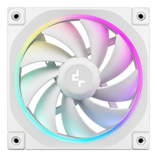 Refrigeração Ar DeepCool 120 mm FL12 WH RGB PWM Branco