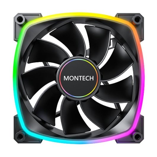 Kühlung Luft Montech 140 mm RX140 PWM LED RGB adressierbar