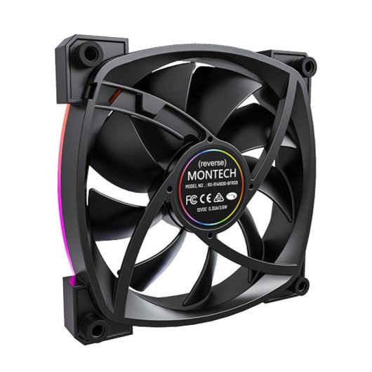 Kühlung Luft Montech 140 mm RX140 PWM LED RGB adressierbar