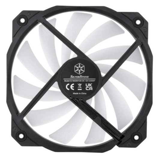 Refrigeración aire SilverStone 160 mm Shark Force SF160B-ARGB LED ARGB PWM