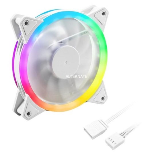Kühlung Luft Sharkoon 120mm Shark Blades PWM RGB Weiß Leise