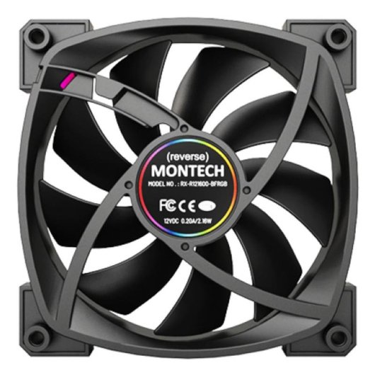 Kühlung Luft Montech RX120 PWM 120 mm LED RGB adressierbar