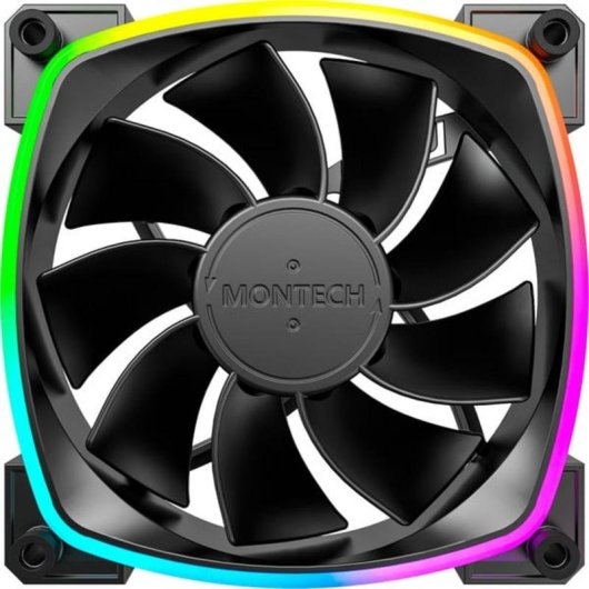 Kühlung Luft Montech RX120 PWM 120 mm LED RGB adressierbar