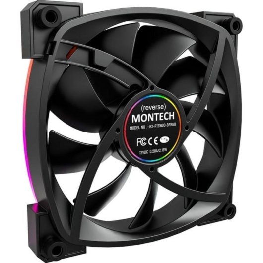 Kühlung Luft Montech RX120 PWM 120 mm LED RGB adressierbar