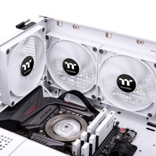 Refrigeración aire Thermaltake CT140 PC 140 mm 500-1500 RPM blanca pack 2