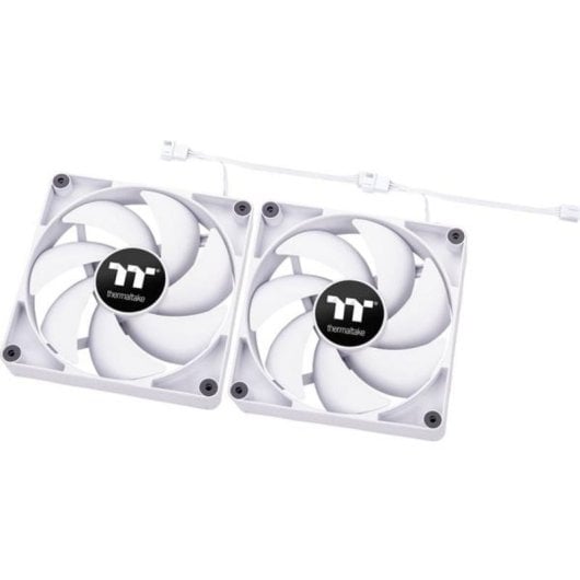 Refrigeración aire Thermaltake CT140 PC 140 mm 500-1500 RPM blanca pack 2