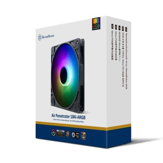 Raffreddamento Aria SilverStone 180/200mm ARGB Ventola Compatibile SST-AP184i
