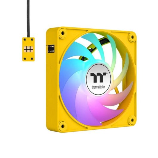 Raffreddamento Aria Thermaltake 140 mm CT140 EX ARGB Sync LED RGB Giallo