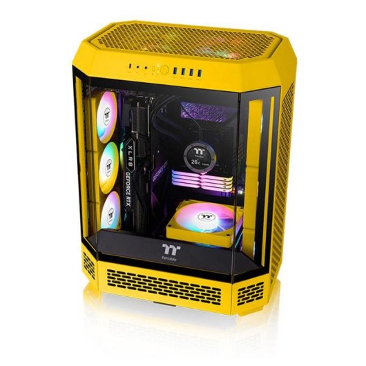 Raffreddamento Aria Thermaltake 140 mm CT140 EX ARGB Sync LED RGB Giallo