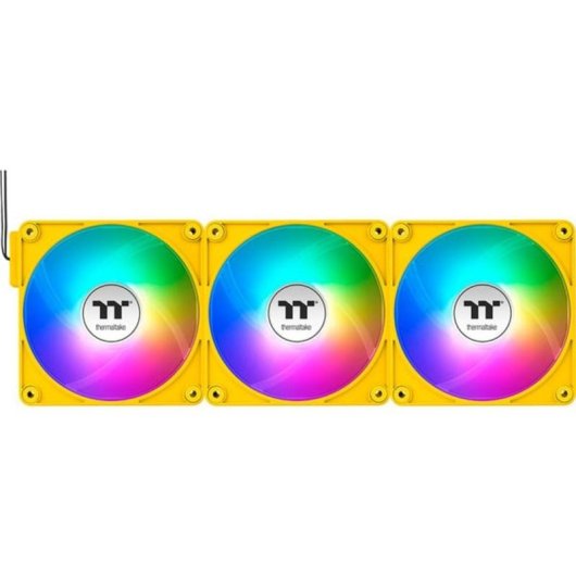 Raffreddamento Aria Thermaltake 140 mm CT140 EX ARGB Sync LED RGB Giallo
