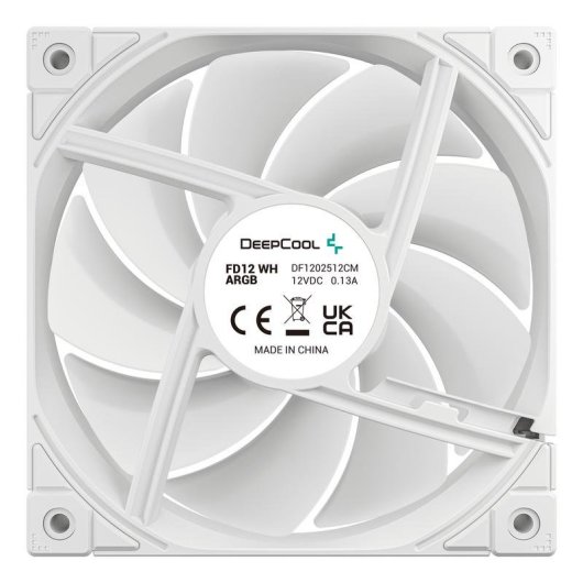 Kühlung Luft DeepCool 120 mm FD12 ARGB Weiß PWM RGB
