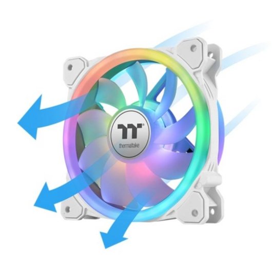 Raffreddamento Aria Thermaltake 140 mm SWAFAN 14 RGB Bianco 3 unità