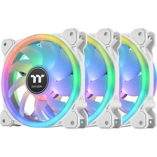 Raffreddamento Aria Thermaltake 140 mm SWAFAN 14 RGB Bianco 3 unità