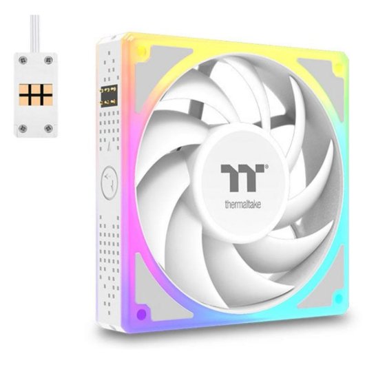 Refrigeración aire Thermaltake 120 mm TOUGHFAN EX 120 ARGB Sync blanca