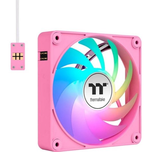 Refrigeração Ar Thermaltake 140mm CT140 EX ARGB Sync PWM Rosa
