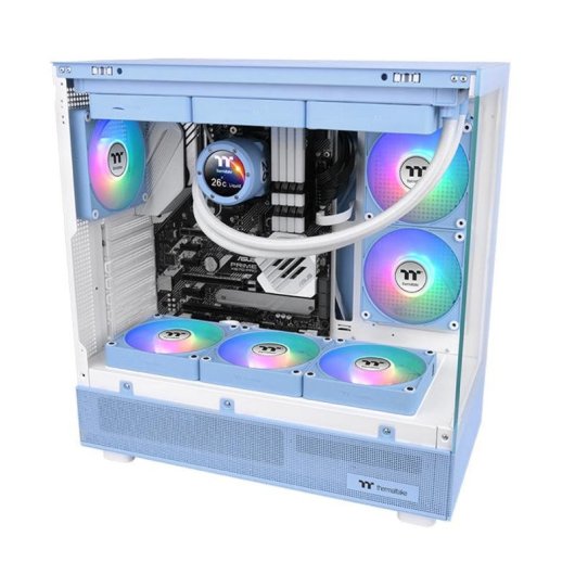 Kühlung Luft Thermaltake 140 mm CL-F199-PL14BU-A RGB LED PWM 3 Stück