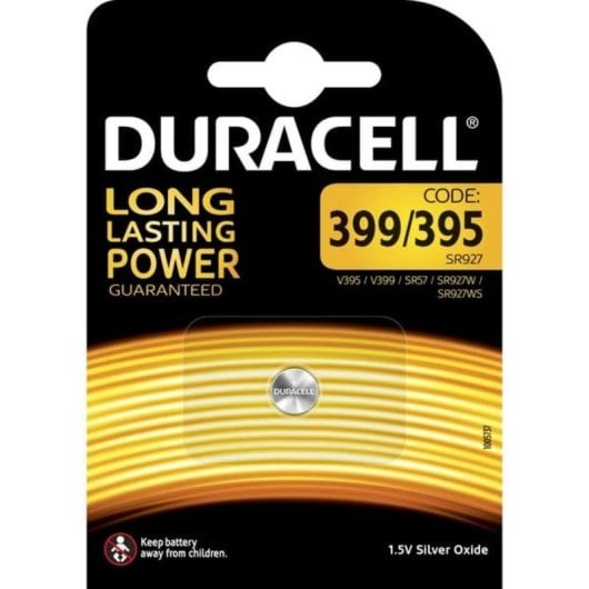 Pila de botón Duracell 399/395 SR57 Óxido de plata 1,5 V