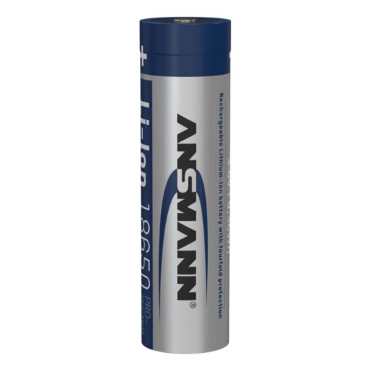 Ansmann Li-Ion Akku 18650 3400 mAh mit USB-Ladebuchse