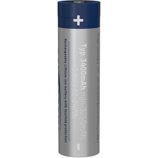 Ansmann Li-Ion Akku 18650 3400 mAh mit USB-Ladebuchse