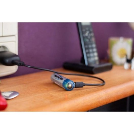 Ansmann Li-Ion Akku 18650 3400 mAh mit USB-Ladebuchse