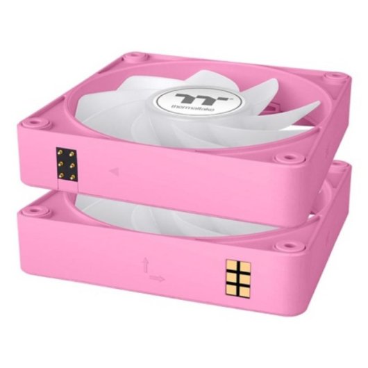 Raffreddamento Aria Thermaltake 3 Ventole 12 cm CT120 EX ARGB Sync Rosa Neon