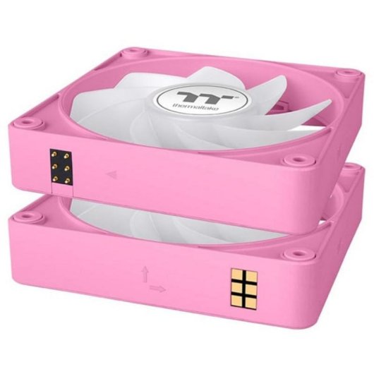Raffreddamento Aria Thermaltake 3 Ventole 12 cm CT120 EX ARGB Sync Rosa Neon