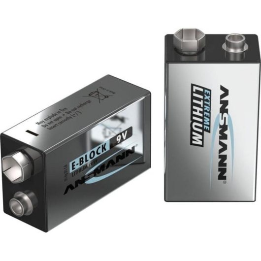 Pila Ansmann 9V E-Block litio 10,8 V