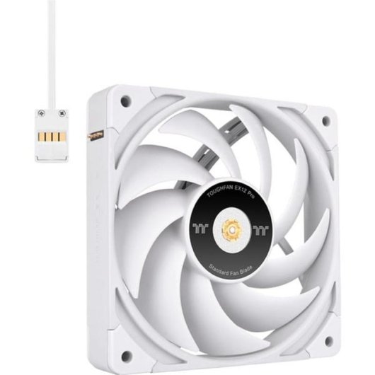 Refrigeração Ar Thermaltake 120 mm TOUGHFAN EX12 Pro Branco 3 Unidades