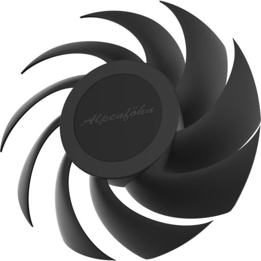 Raffreddamento Aria Alpenföhn JetStream 12 cm 400-1600 RPM Antivibrazione Nero