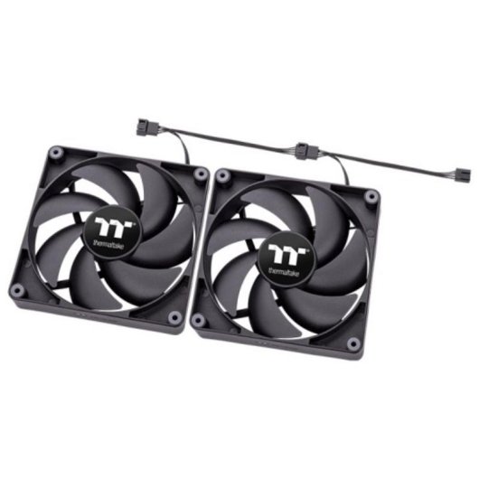 Kühlung Luft Thermaltake 140mm CT140 500-1500 RPM Hydraulisch Schwarz